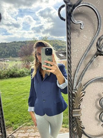 Blauer Blazer 