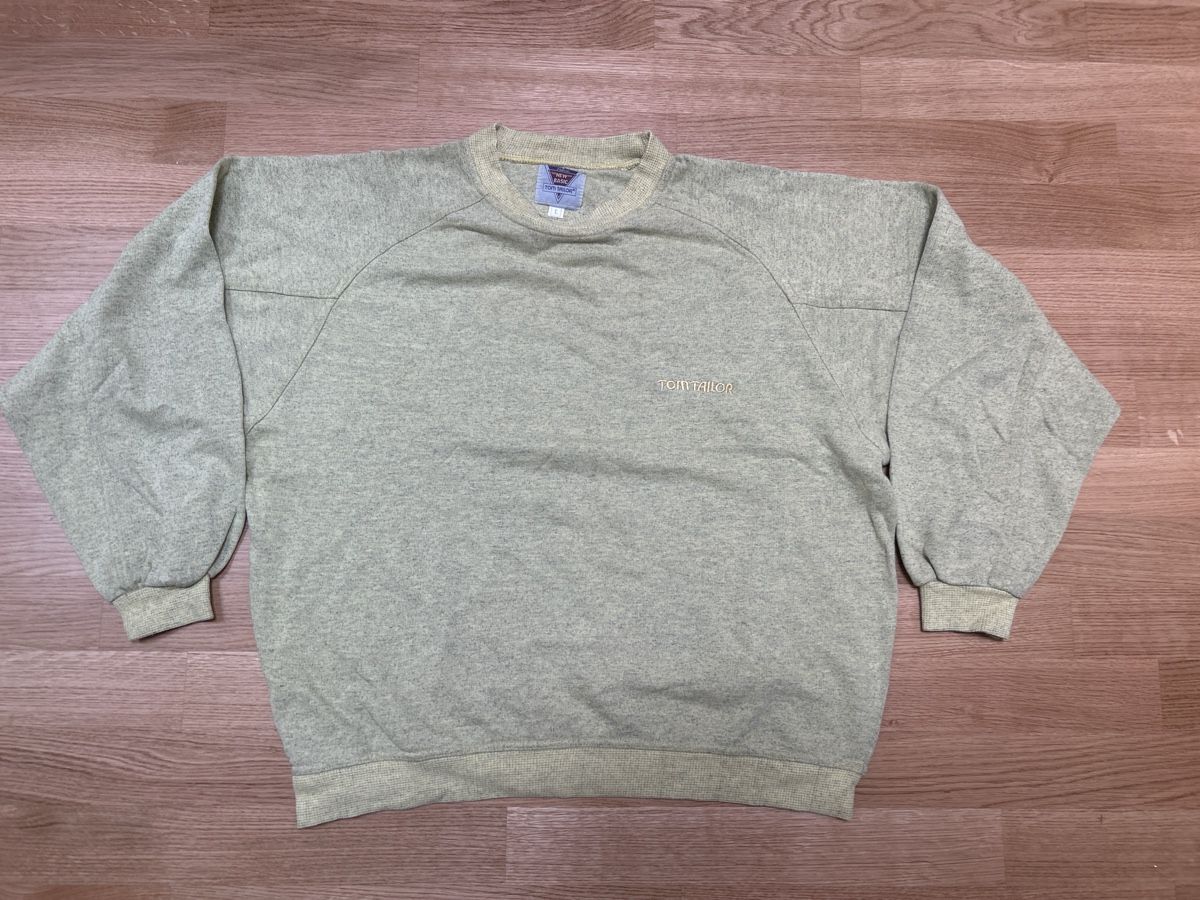 Tom Tailor Maglioni & Felpe: Pullover Tom Tailor Grösse L hellgrau Melange – Usato da Luzern venduto da ThrowbackVintage