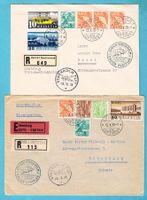 4 Luftpost-Belege ZÜRICH-STOCKHOLM 13.X.38 ! Ab Fr.1!