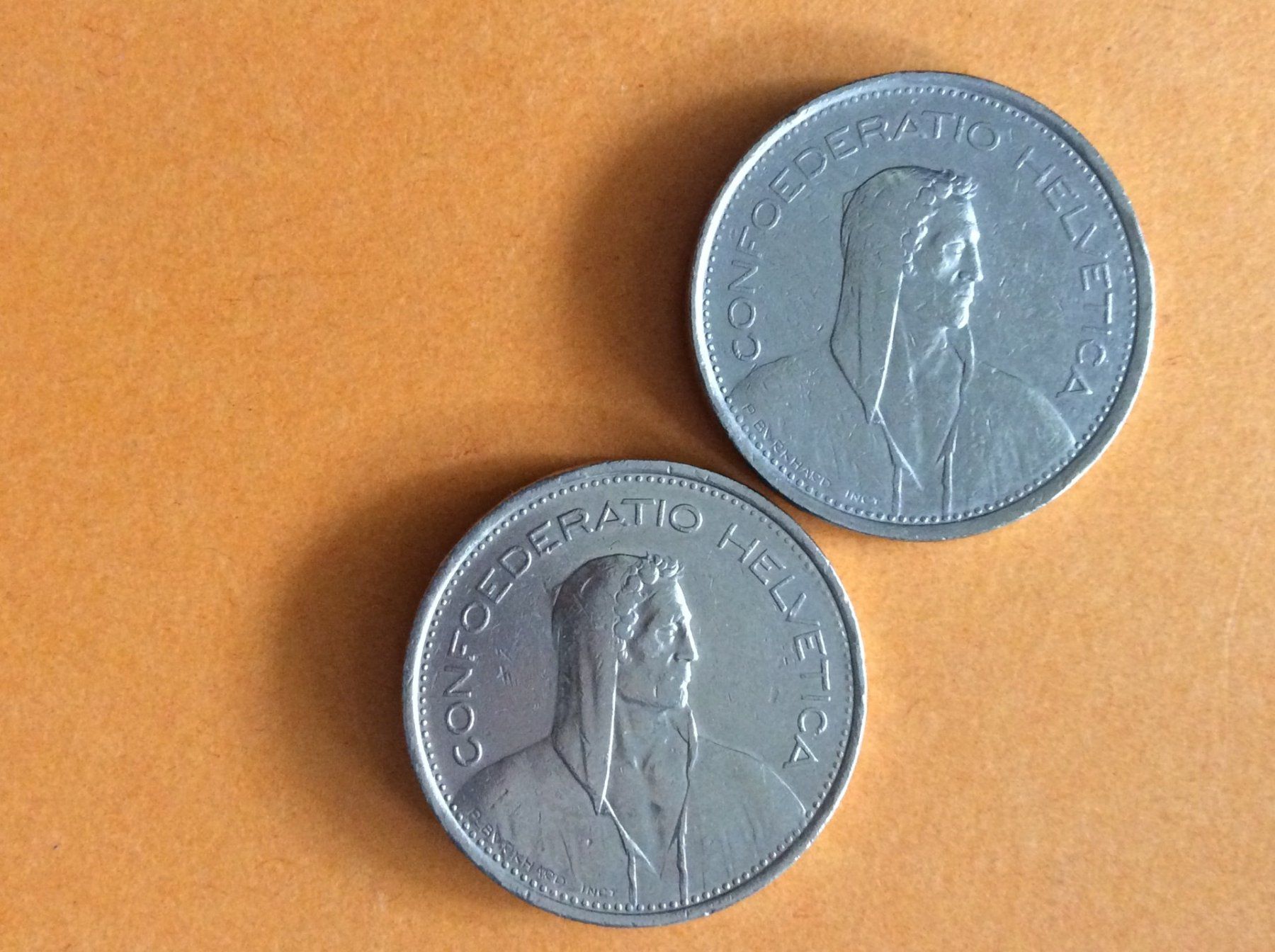 Tutti le monete: 5 francs  1973 - 1975 – Usato da Genève venduto da pie_fh2d 1