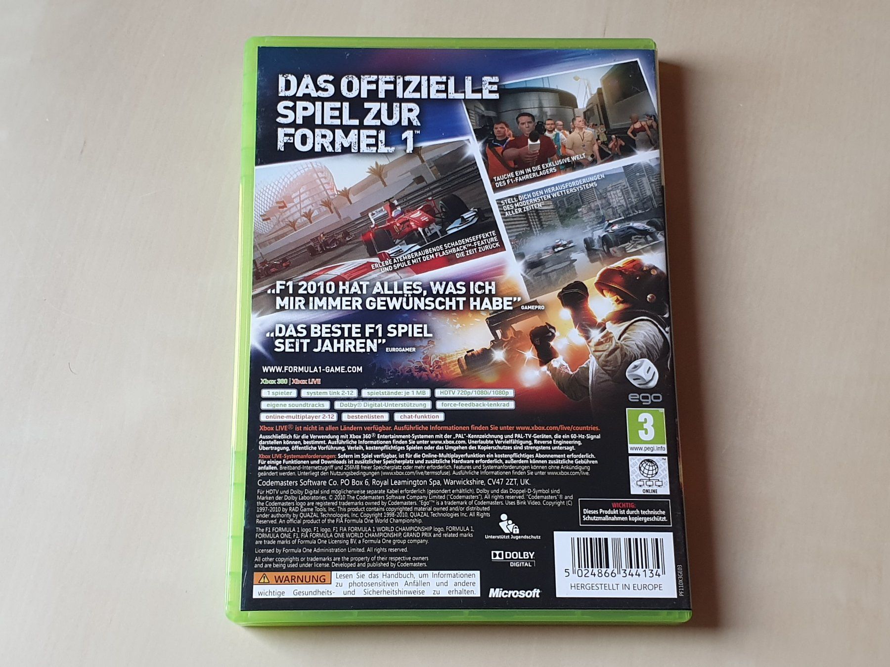 Microsoft Giochi: F1 Formula 1 2010 – Usato da Stansstad venduto da collectorsshop 1