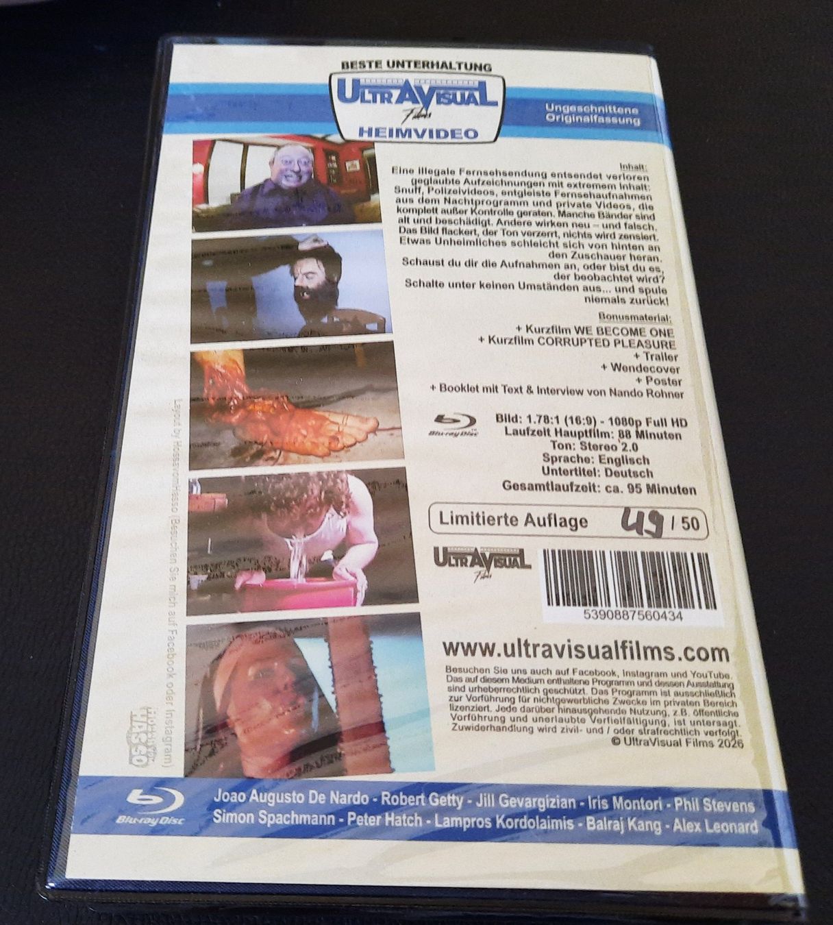 Tutti i DVDs: U.V.F. Underground Video Films uncut lim. VHS Box – Usato da Dietwil venduto da Vrilodin 1