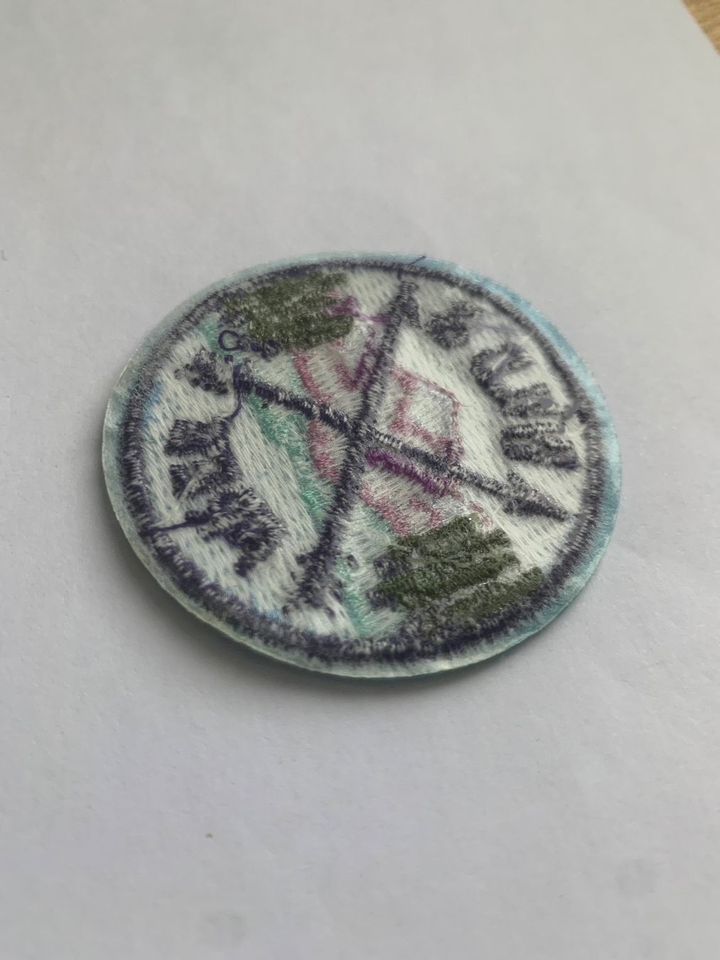 Toppe: Wild & Free Patch Badge, Bügelbild – Nuovo e nell'imballaggio originale da Ostermundigen venduto da Mcone 2