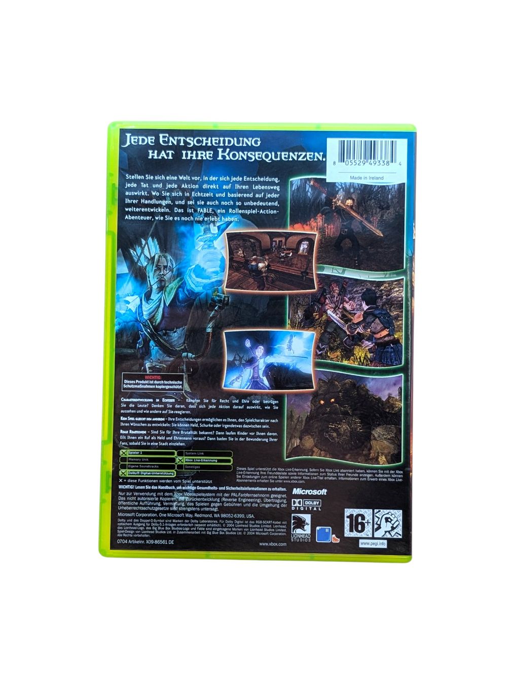 Microsoft Giochi: Fable Xbox Classic – Usato da Domat/Ems venduto da IsseldorsShop 1