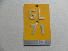 Mofa Mofanummer Töffli Nummer 1971 GL 71 Glarus Geschenk