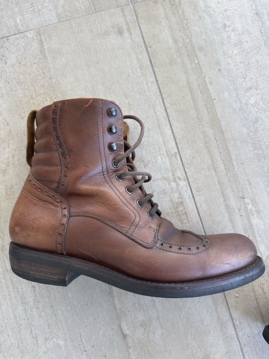 Rokker Scarpe da uomo: ROKKER Leder Motorrad Boot Grösse 43  – Usato da Unterägeri venduto da fisch67 1