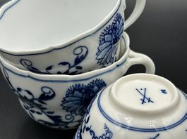 2 Original Meissen Kaffeetassen