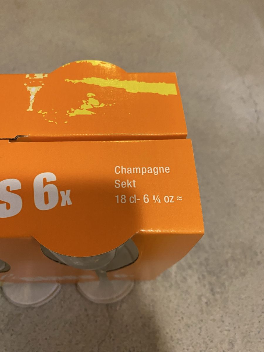 Gläser: Sekt Gläser 6 Stück – Neu und originalverpackt aus Uster von muse70 1