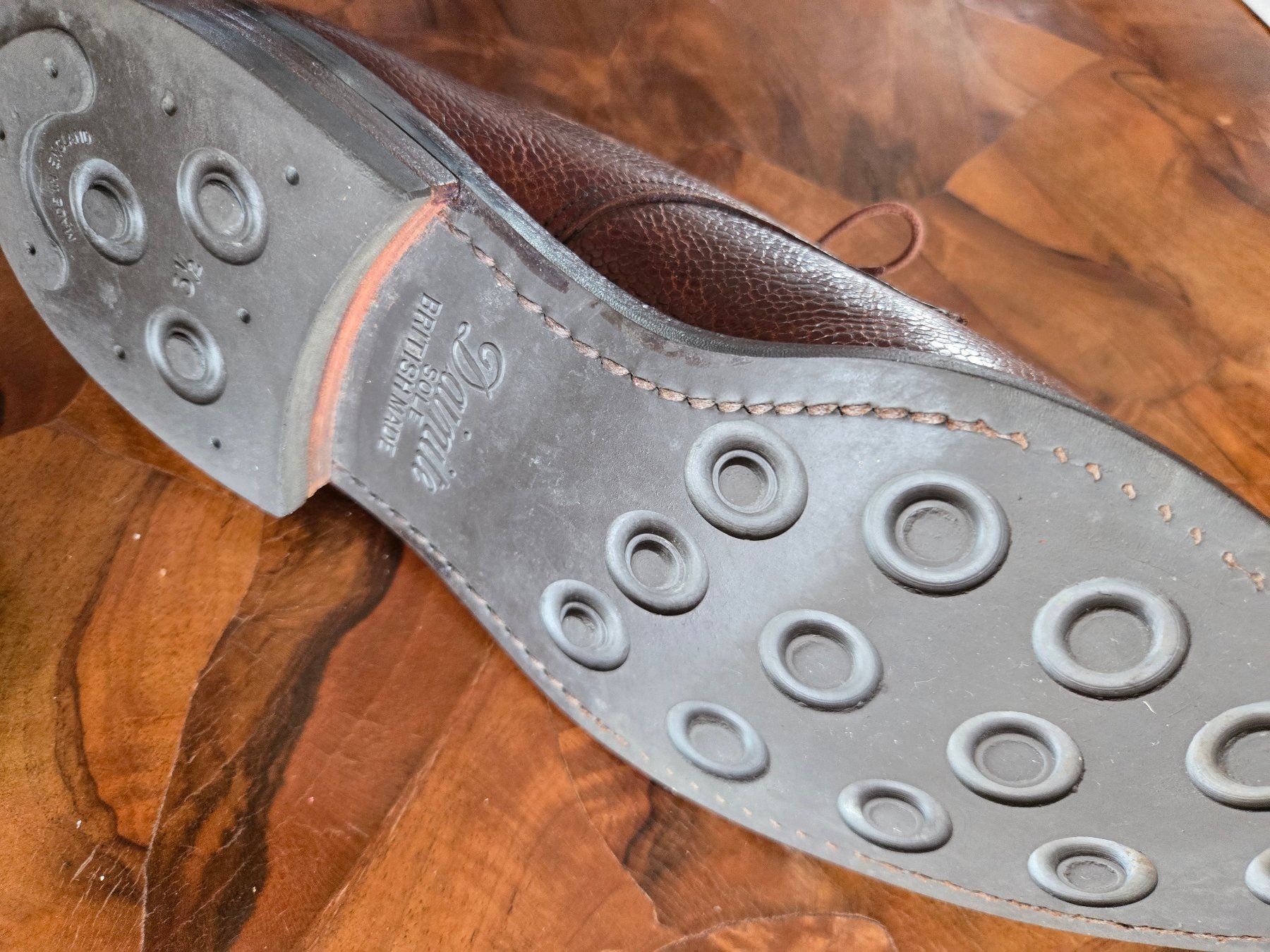 Herrenschuhe: Robuster Lederschuh in braun Grösse 43 1/2 – Gebraucht aus Ascona von Topolinowatch 3
