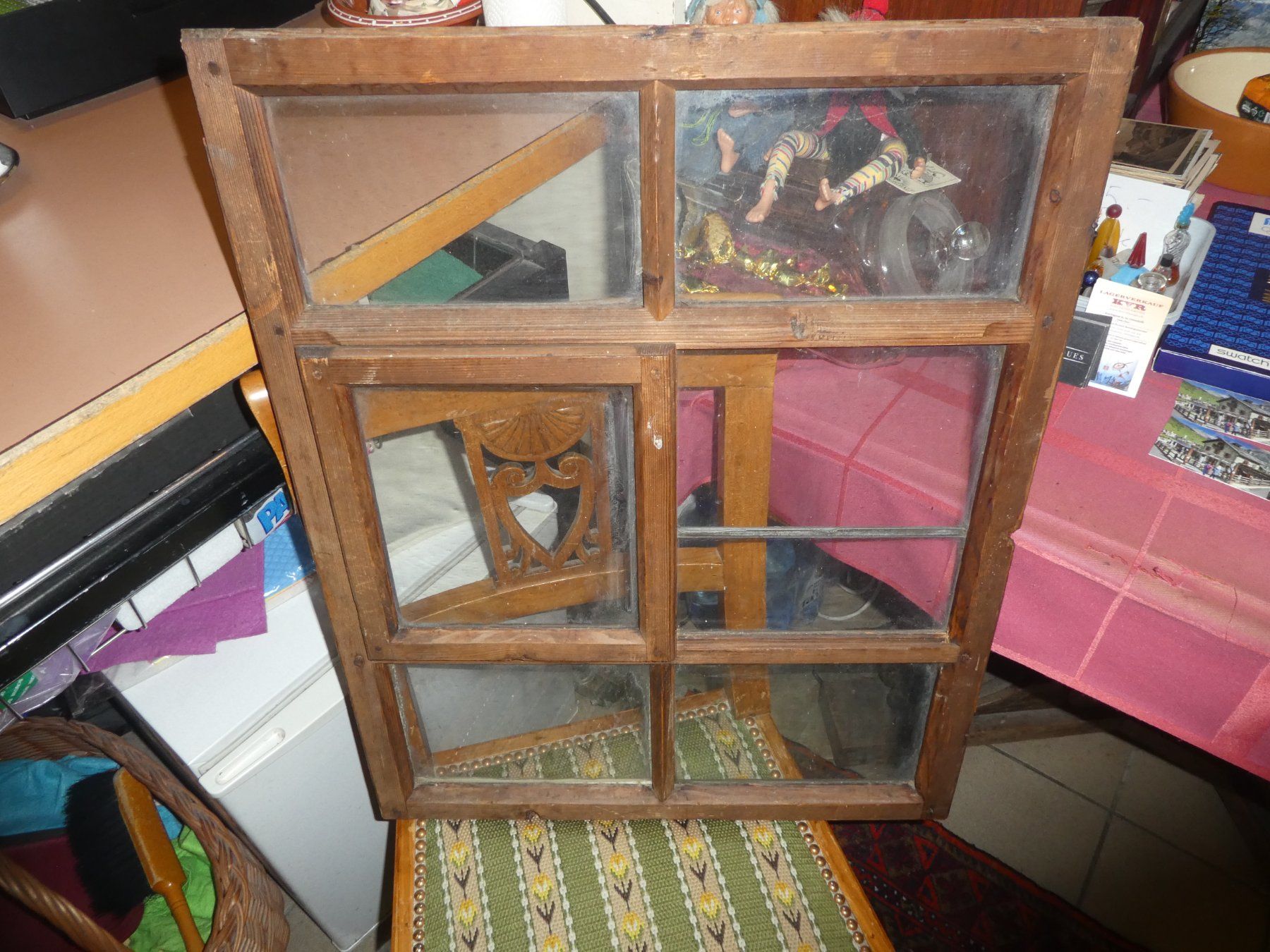 Fenster: Altes Schiebefenster Holz mit 6 Scheiben gebraucht – Gebraucht aus Chur von Diversico2010