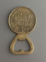 Flaschenöffner Maria Theresia Taler 1780 Messing Optik