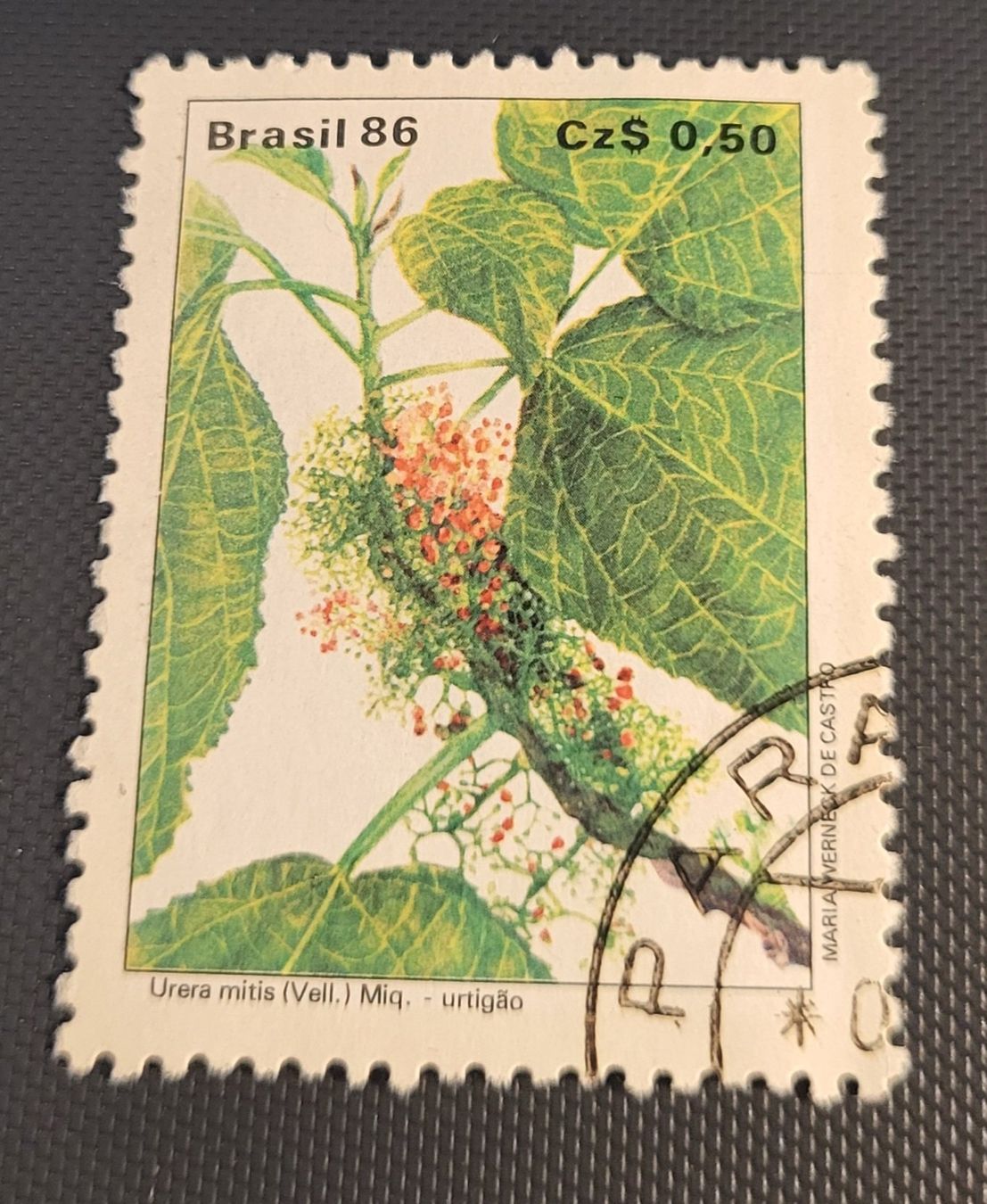 Tous les timbres: Brasilien 1986 blumen briefmarke – D'occasion à St Gallen par Stampsalshobby