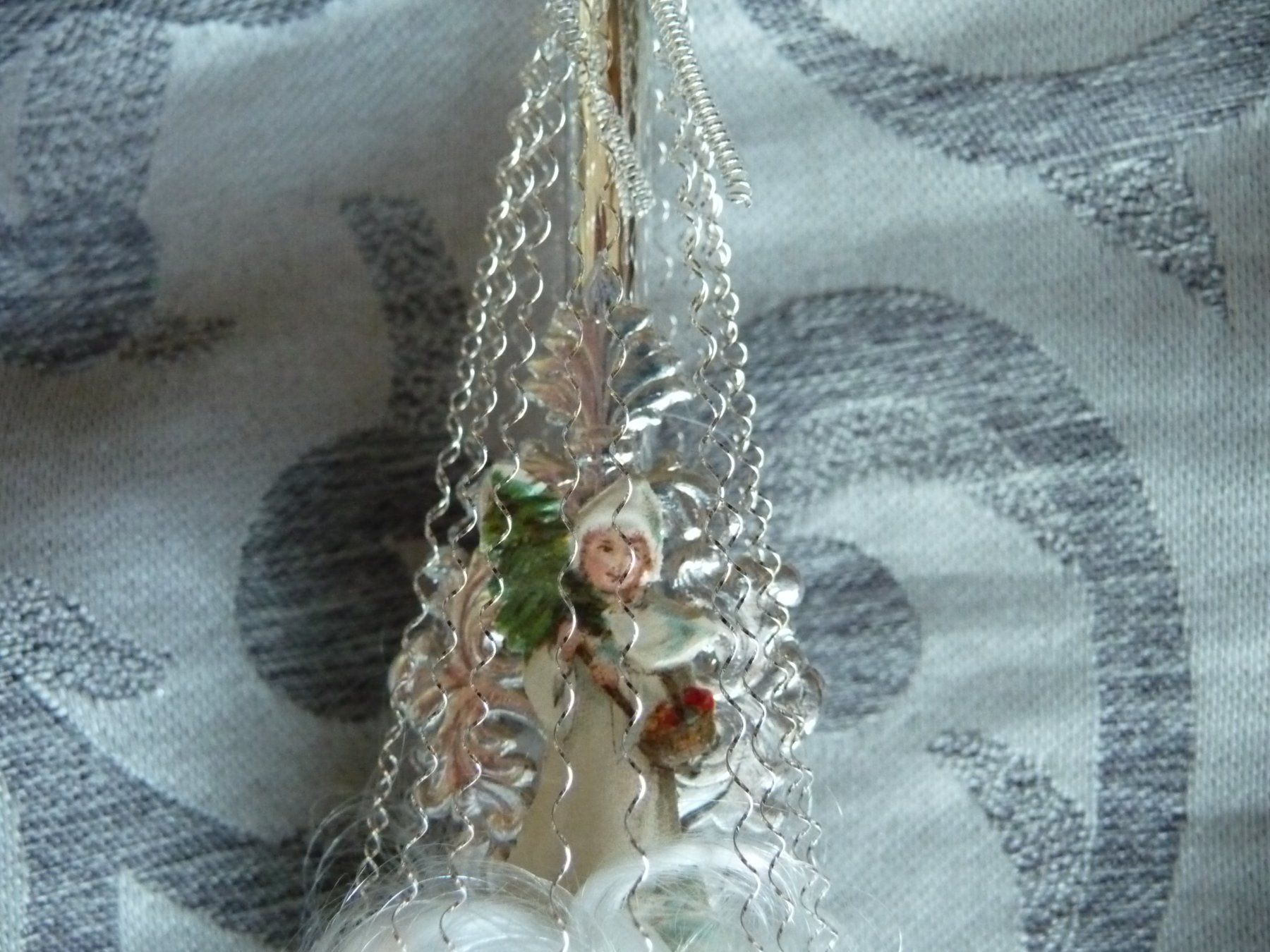 Tutte le decorazioni: Nostalgischer Christbaumschmuck silber mit Christkind-Oblate – Nuovo e nell'imballaggio originale da Alpnach Dorf venduto da marvo 7
