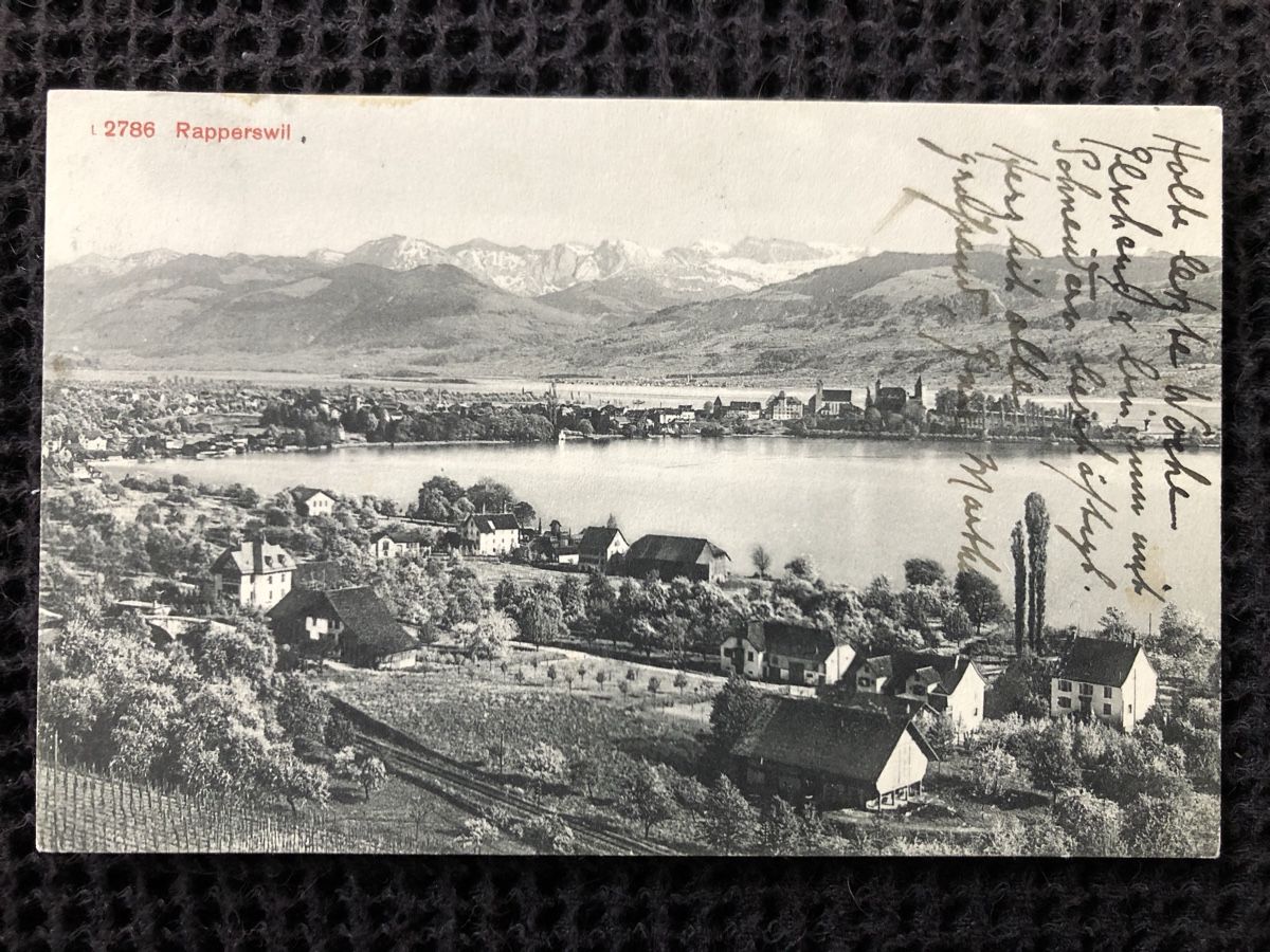 Cartes postales: Ansichtskarte Rapperswil – D'occasion à Näfels par fritzjk
