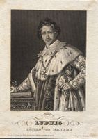 Stahlstich, Ludwig König von Bayern
