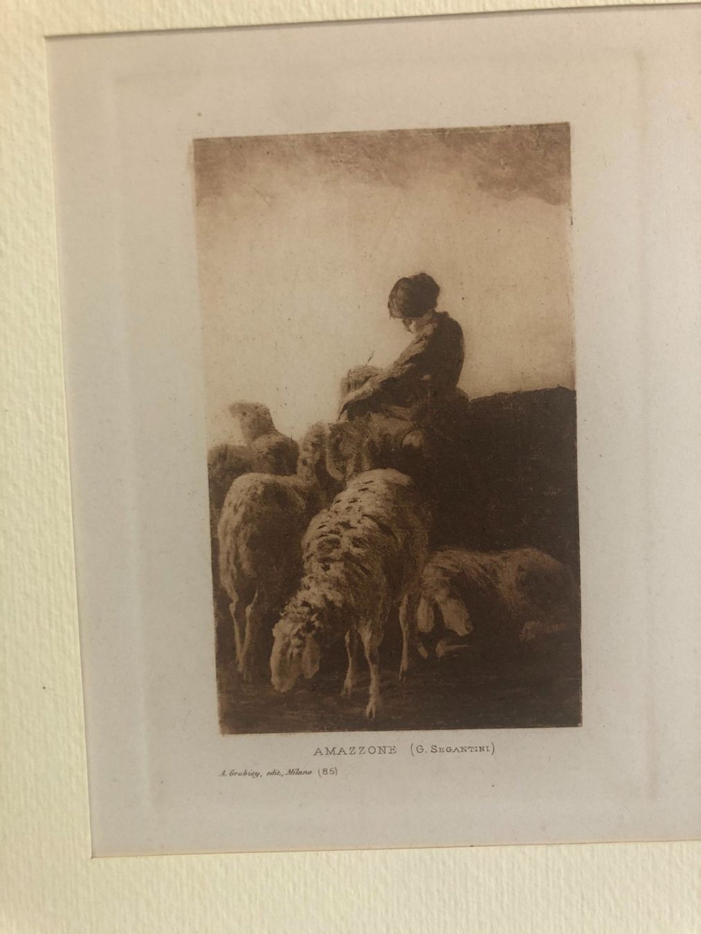 Stiche: AMAZZONE di G. Segantini – Gebraucht aus Massagno von Aldo967