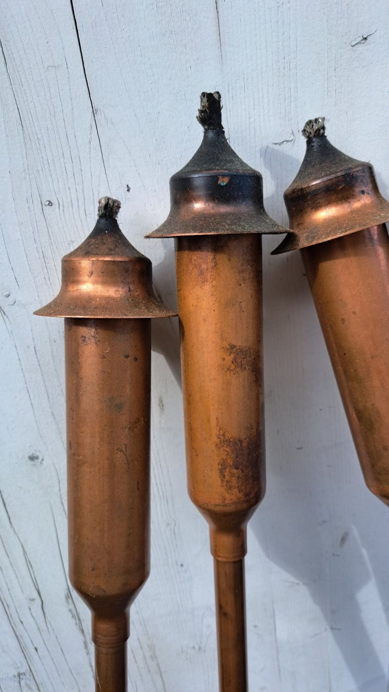Laternen: Vier Petrollampen aus Kupfer – Gebraucht aus Langenthal von T.L. 2