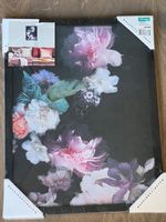 NEU & OVP: Stilvolles Blumen Bild in Rahmen