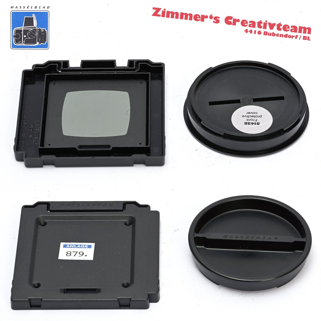 Hasselblad Fotocamera: Hasselblad Vorder- + Rückdeckel zu V-System Body – Usato da Bubendorf venduto da zimmers_creativteam
