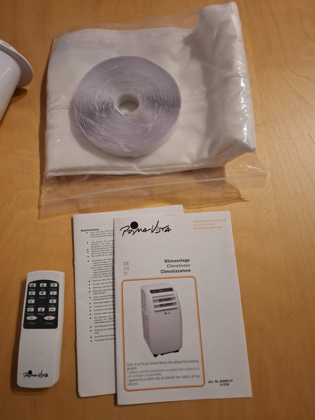 Klimageräte: Klimagerät Prima Vista inkl. Fensterkit – Gebraucht aus Zürich von Sonnentag0 3
