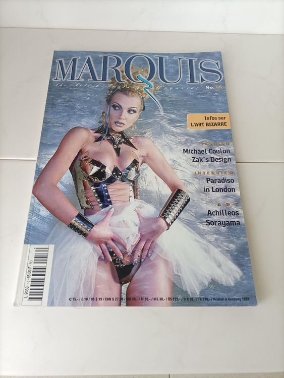 Marquis the fetish magazine N° 16 fetish latex rubber pvc 1