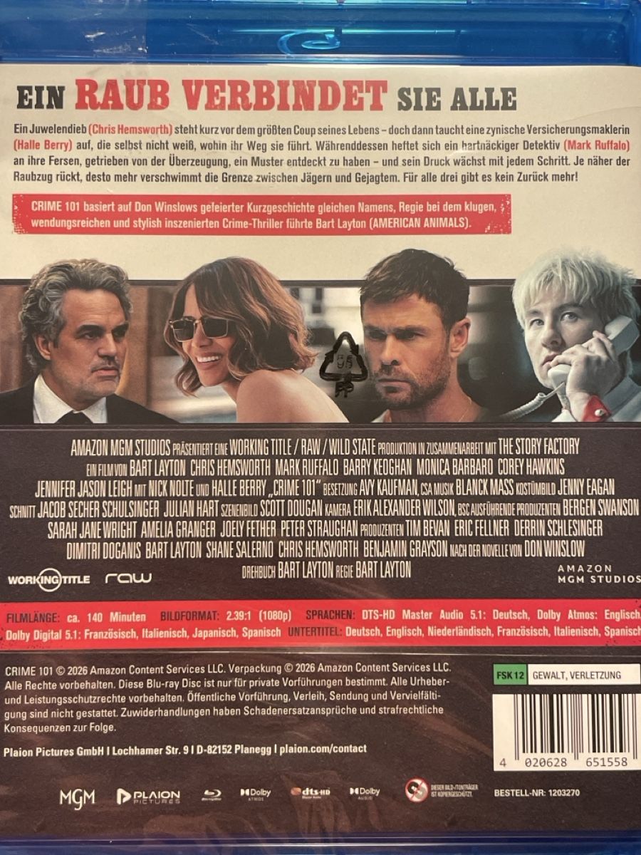 Alle DVDs: Crime 101 (2026) – Neu (gemäss Beschreibung) aus Waldenburg von Gonzo8 1