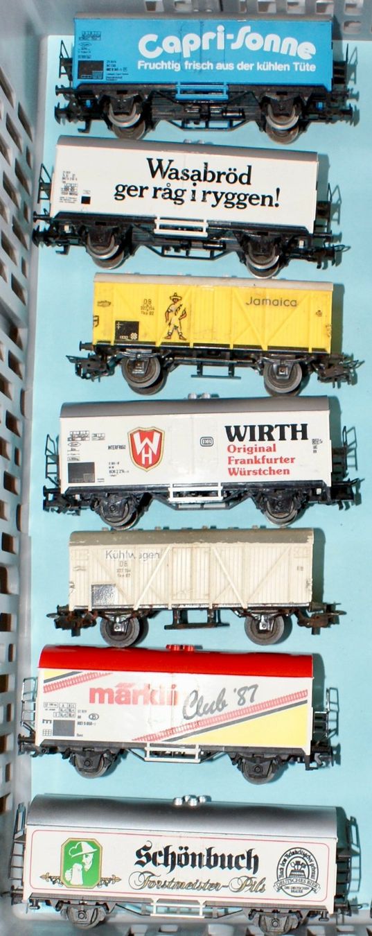 Märklin Modellini di ferrovie: Lot de 7 wagons Marklin – Usato da Morrens VD venduto da alain50