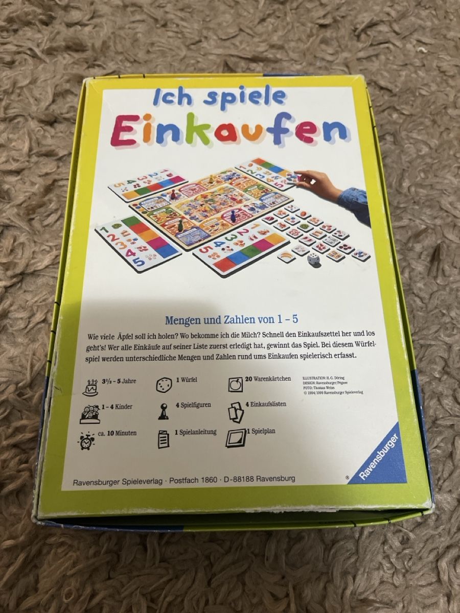 Ravensburger Giochi: Ravensburger "Ich spiele Einkaufen" - Mengen & Zahlen – Usato da Unterkulm venduto da AnoliOccasion 3