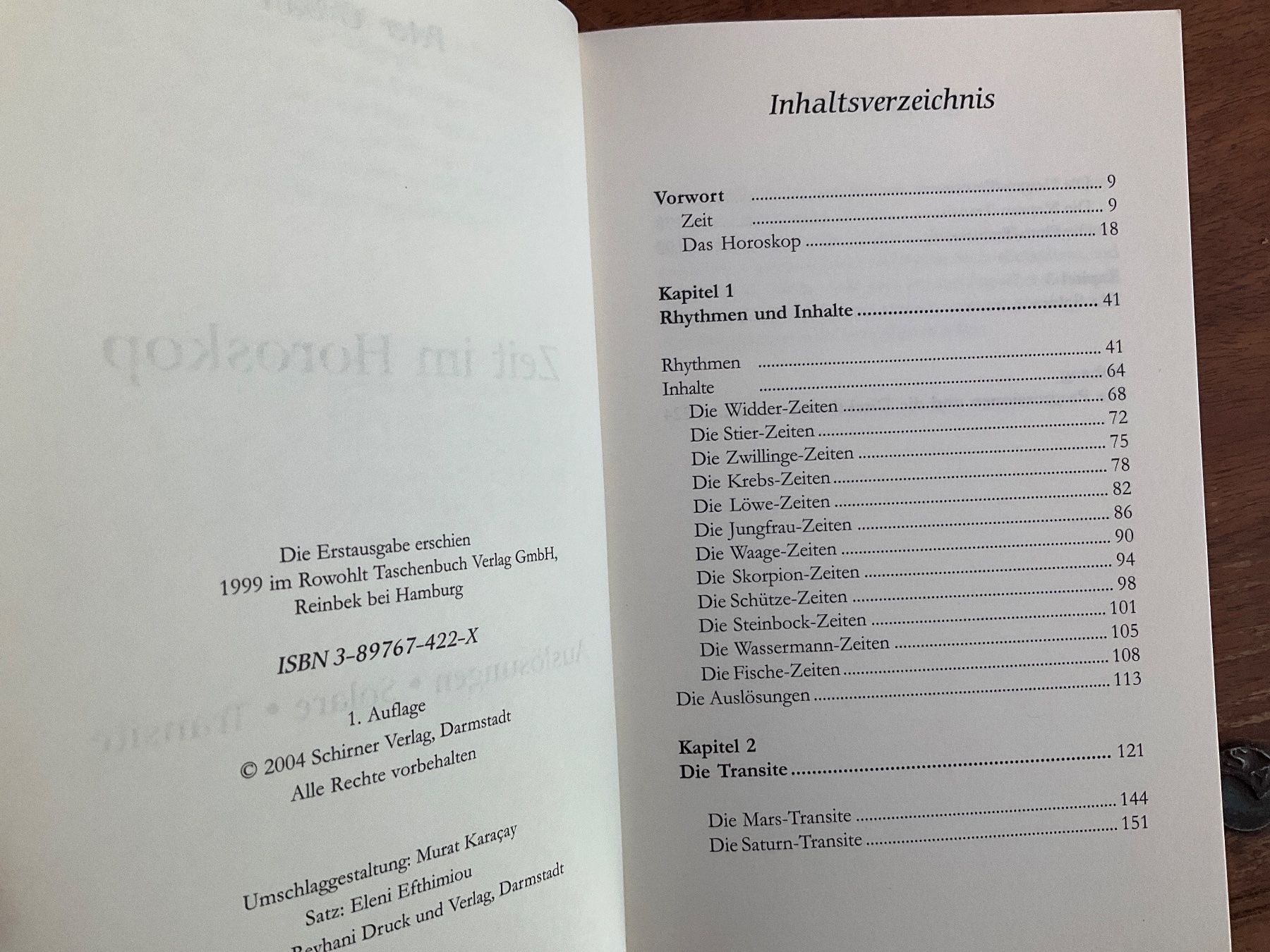 Libri: "Zeit im Horoskop" Peter Orban – Usato da Avenches venduto da Lactobacille 2
