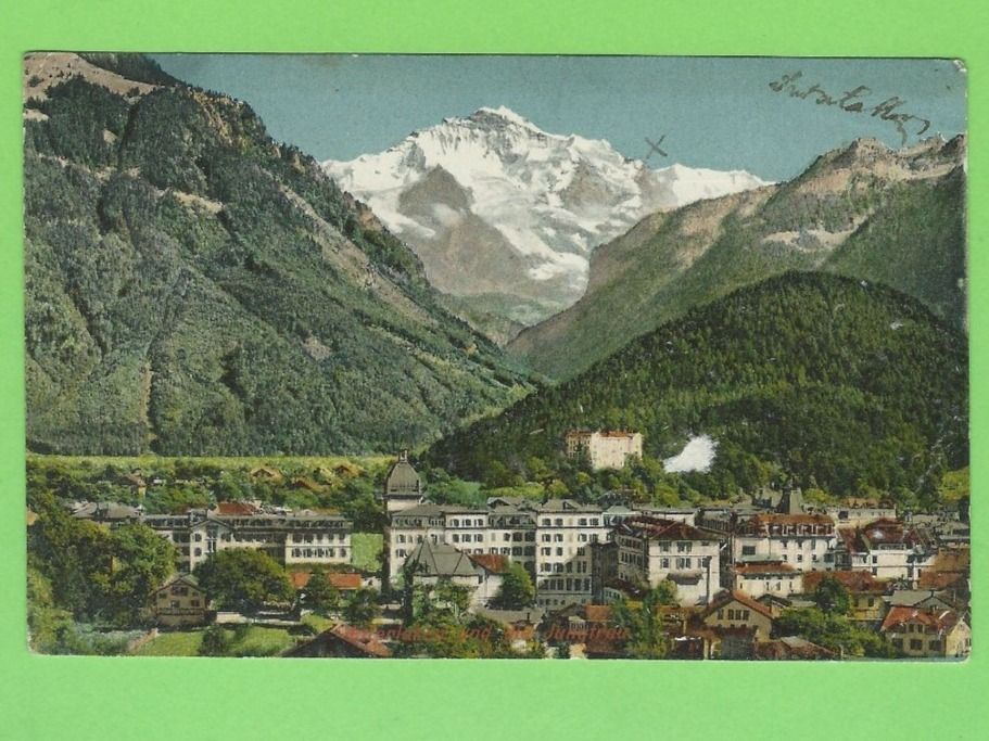 Cartoline postali: Interlacken und Jungfrau – Usato da Zürich venduto da t24_de