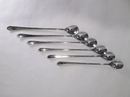 6 original WMF Dessertlöffel / Drinklöffel