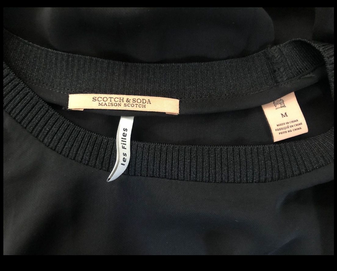 Maison Scotch Camicette: Scotch & soda maison scotch blouse noir – Usato da Prangins venduto da Leelou11 3