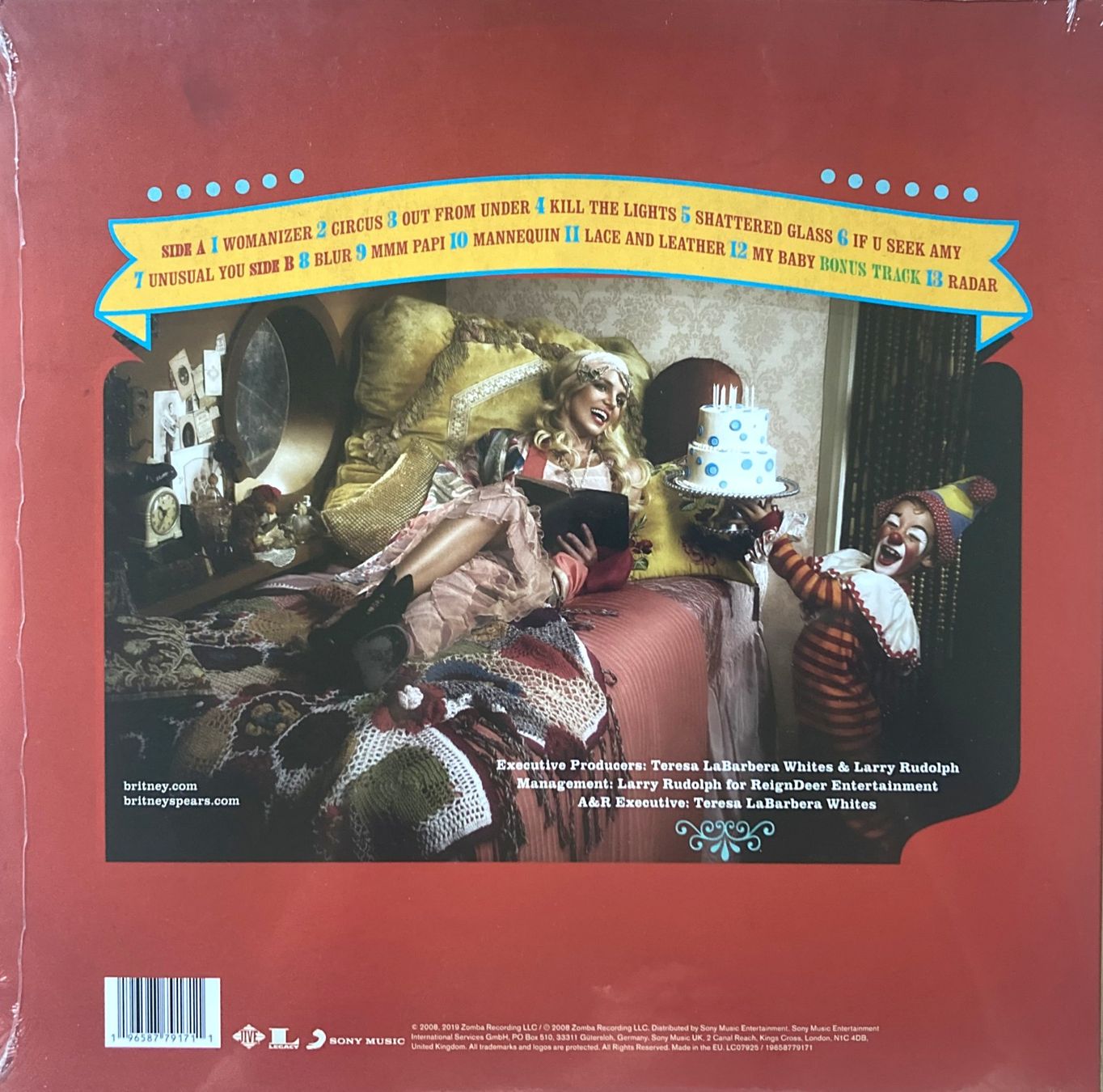 Schallplatten: BRITNEY SPEARS - CIRCUS (1 LP) – Neu und originalverpackt aus Bottens von hotter-than-hell 1