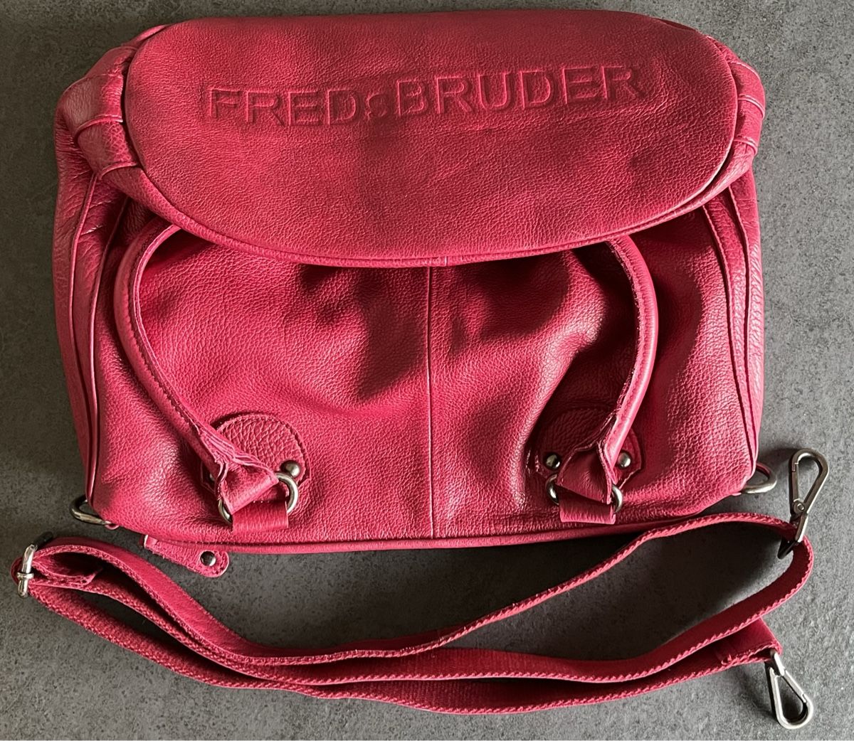 FredsBruder Borse da donna: FREDsBRUDER Leder Handtasche – Usato da Basel venduto da Cmueggi 5