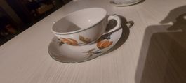 6 Suppentassen Langenthaler Porzellan