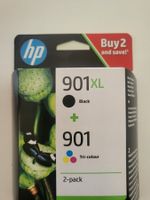 Drucker-Tintenpatrone für HP - 901 XL Black + 901 Tri-Colour