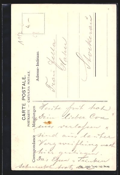 Cartoline postali: Chur, Passugger Trinkhalle mit Rabiusa-S – Usato da Berlin venduto da bartko-reher 1
