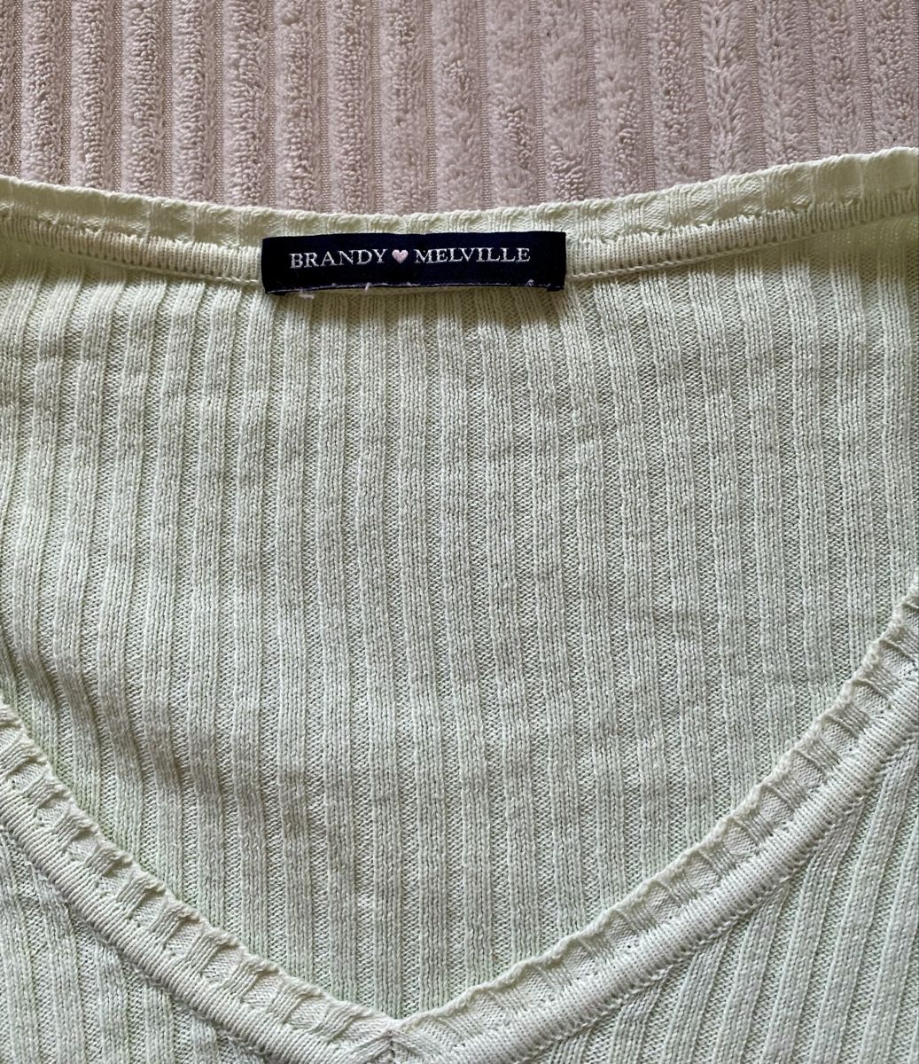 Brandy Melville Maglioni & Felpe: Brandy Melville Pullover Sweatshirt Crop Gerippt Mintgrün – Usato da Langnau am Albis venduto da cynthia.jolene 3