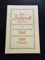 Dem Zürchervolk 1848-1948, Gedenkschrift zum Jubiläum