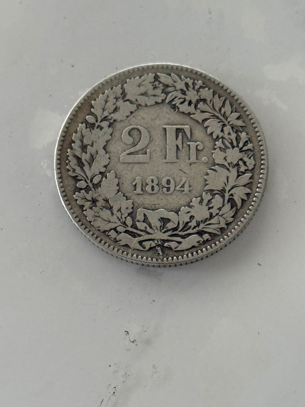 Tutti le monete: 2 Franken 1894  Rar – Usato da Wallisellen venduto da SWISS_SILVER1