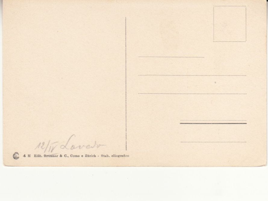 Ansichtskarten: Comersee, Balbianello ca. 1940 – Gebraucht aus Bürglen TG von StampGraf 1