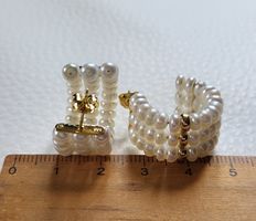 Gold 585 Perlen Ohrstecker