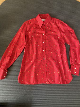 Chemise vintage Guy Laroche Paris,en soie, taille 42-44.