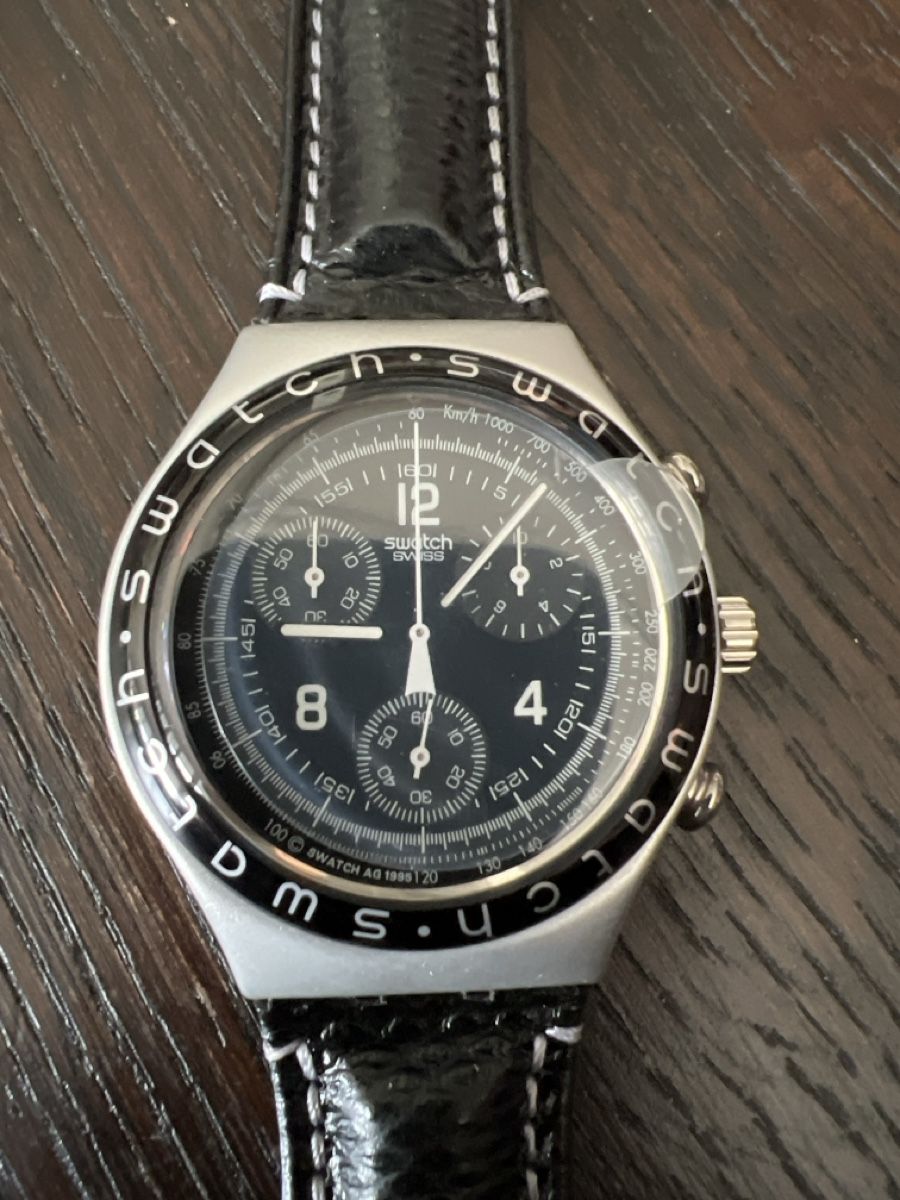 Swatch Orologi: Swatch Irony Chrono (YCS1000) High Tail – Nuovo e nell'imballaggio originale da Künten venduto da Spike17 2