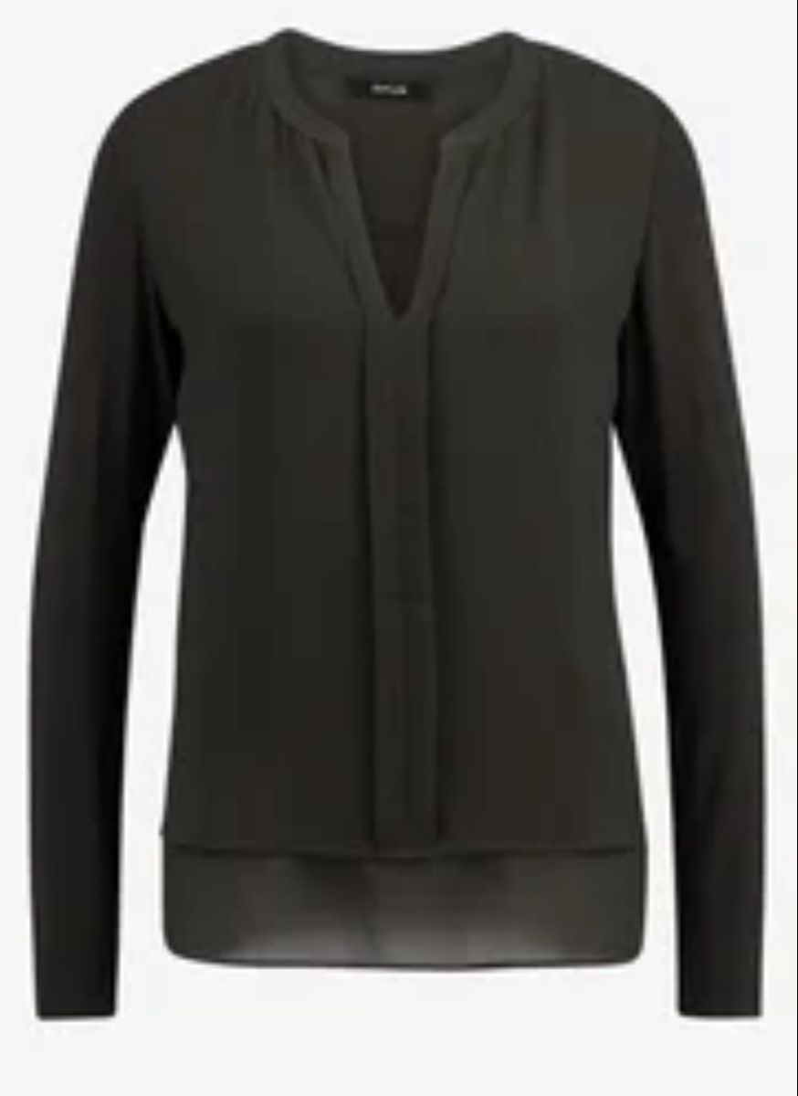 Opus Camicette: Elegante, weich fallende schwarze Bluse von Opus – Usato da Regensdorf venduto da Barbara9