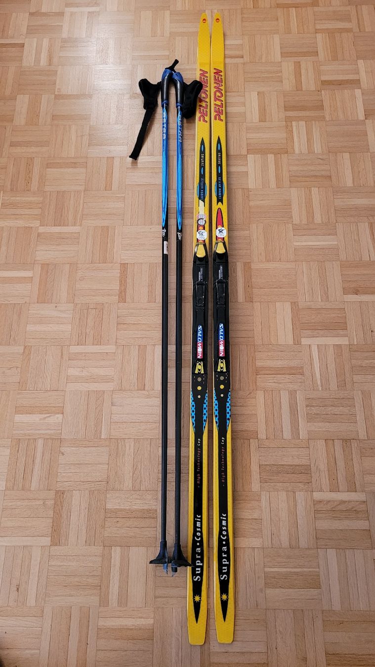 Sci: Langlaufski Peltonen Skating + Stöcke – Usato da Birsfelden venduto da samurai99 2