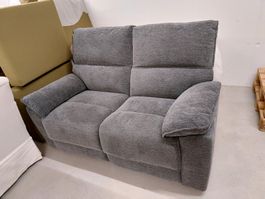 2-Sitzer Sofa grau mit Relaxfunktion gebraucht