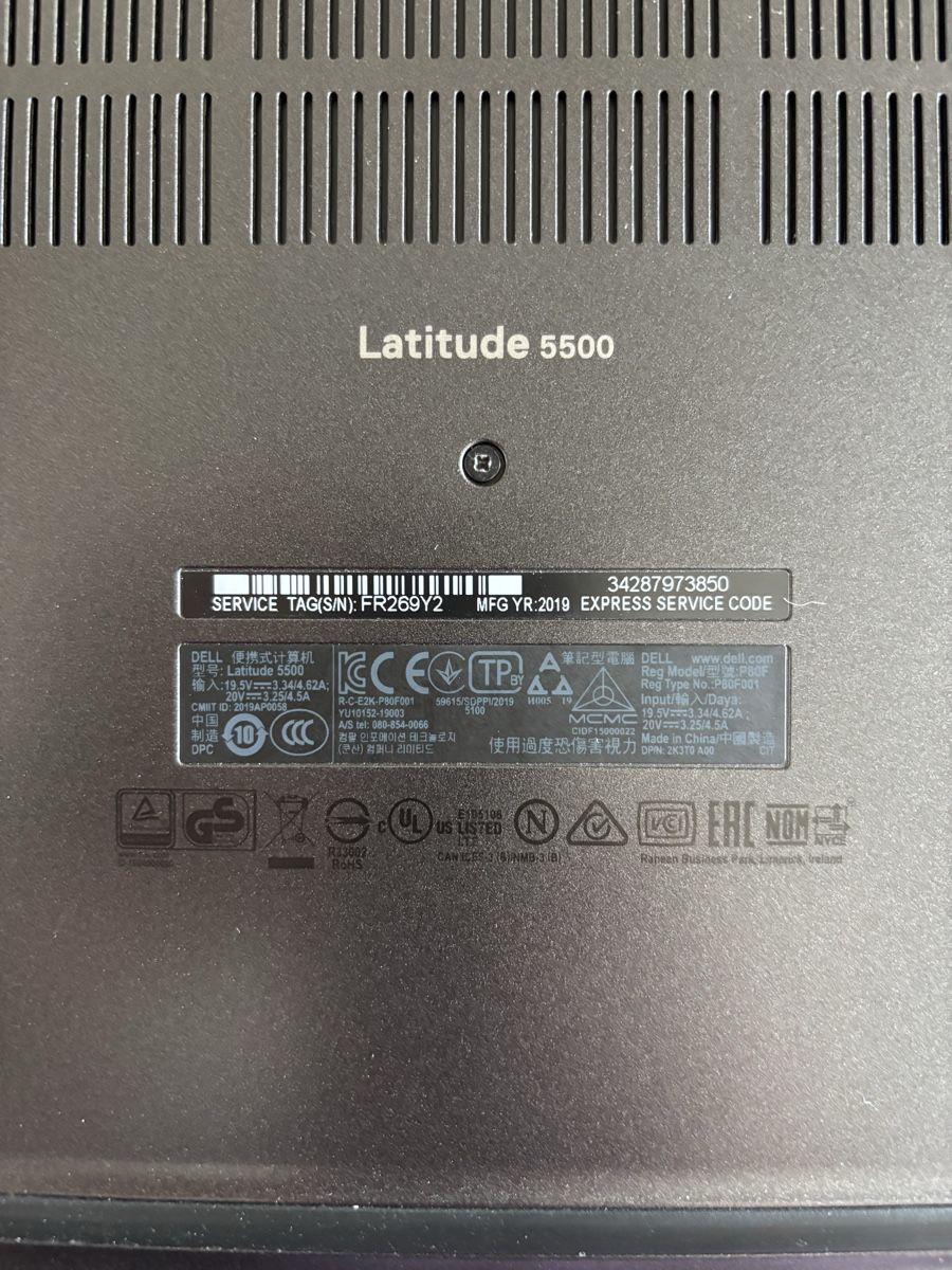 Dell Notebooks: Dell 5500 mit Docking Station – Gebraucht aus La Tour-de-Trême von ValGruyere 3