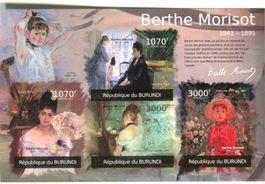 Block "Malerei. Berthe Morisot". Burundi