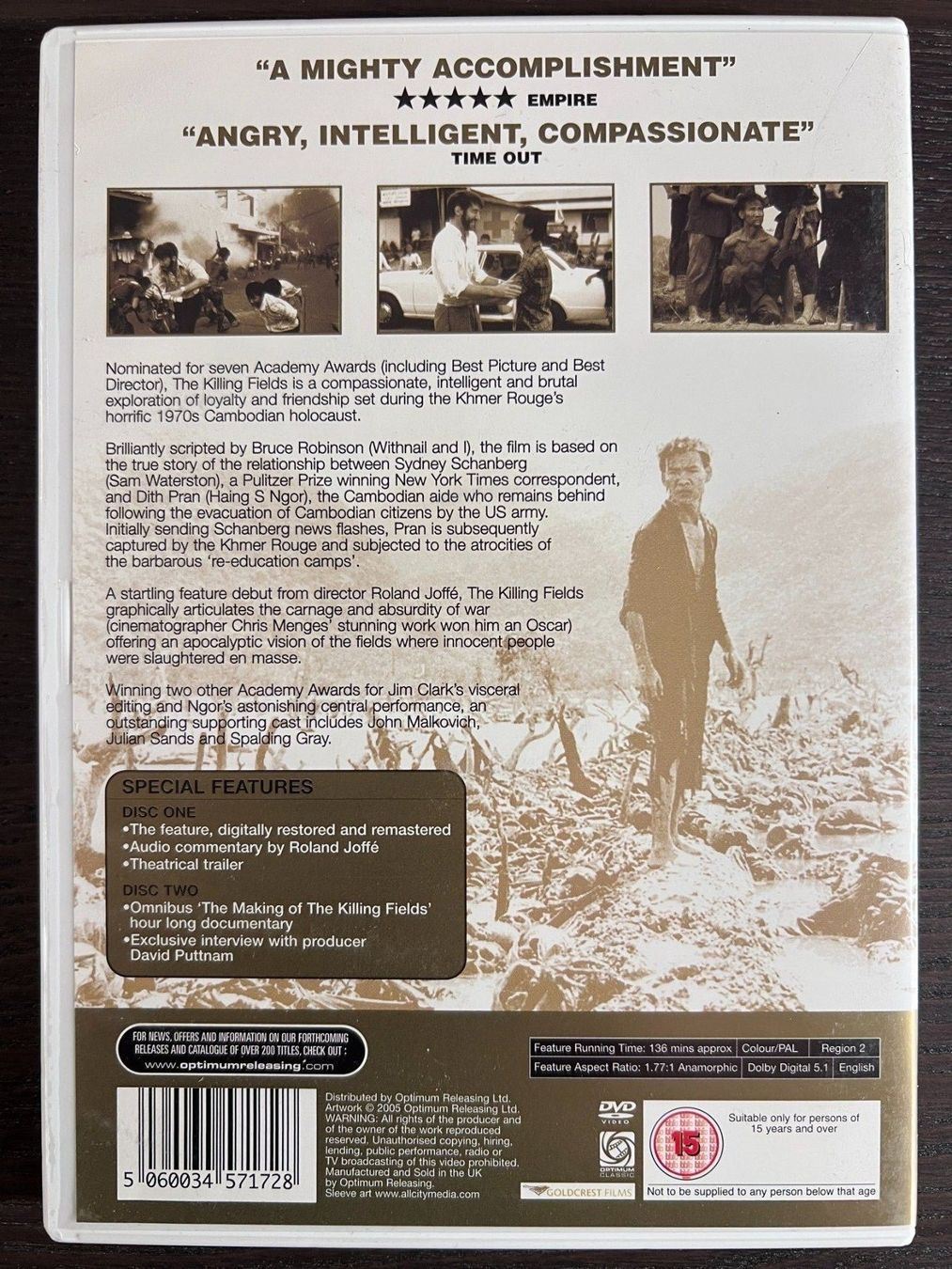 Tutti i DVDs: The Killing Fields ( Englisch ) – Usato da Zürich venduto da FilmFreunde 1